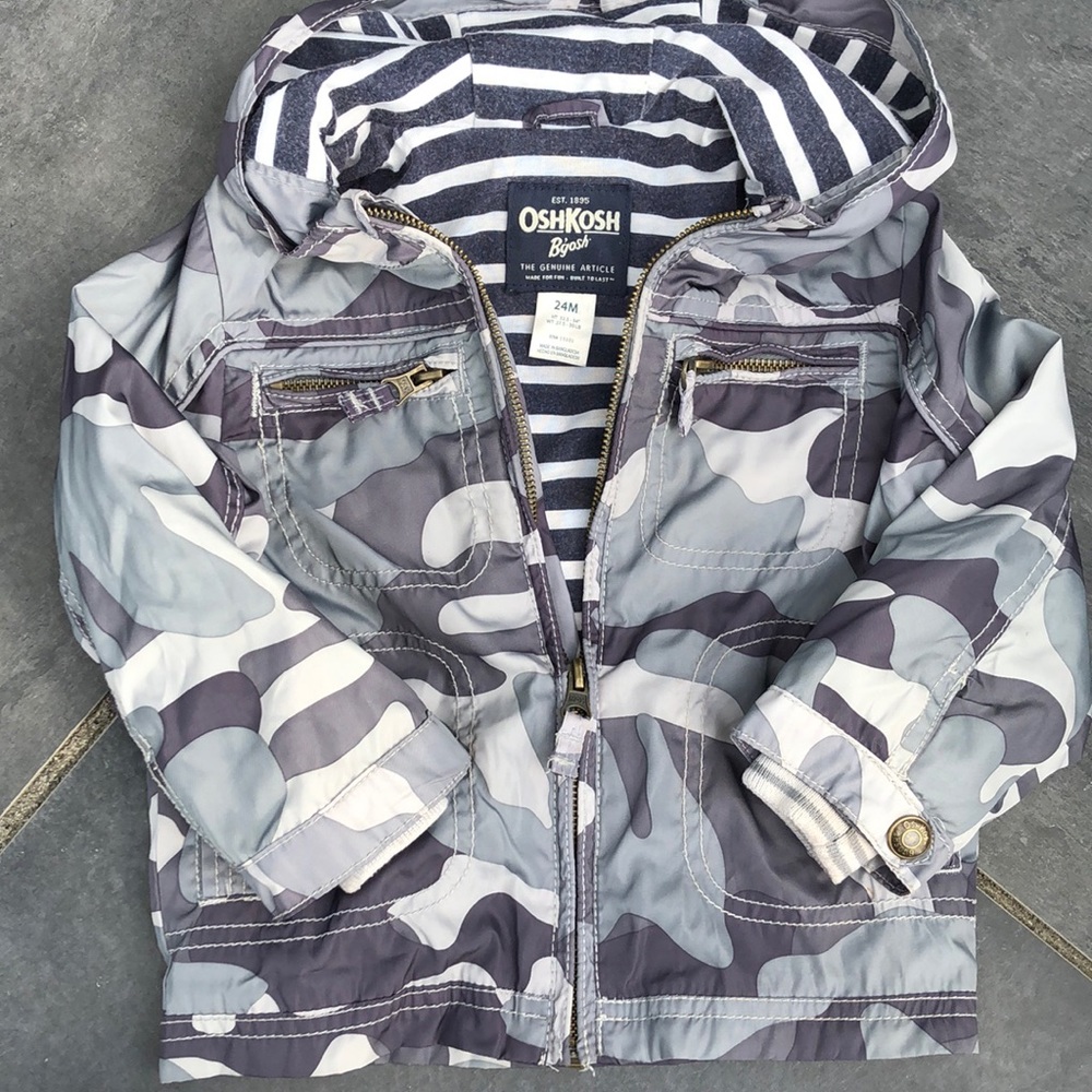 Boys Camo OshKosh Fall Coat